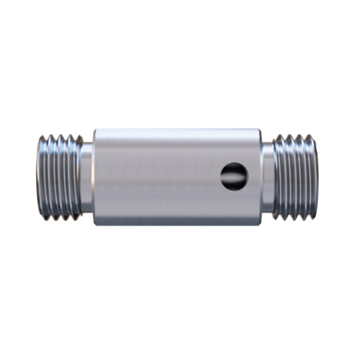 [CPLR-200-FSMA-FSMA-UHV] Precision SMA optical fiber coupler for UHV